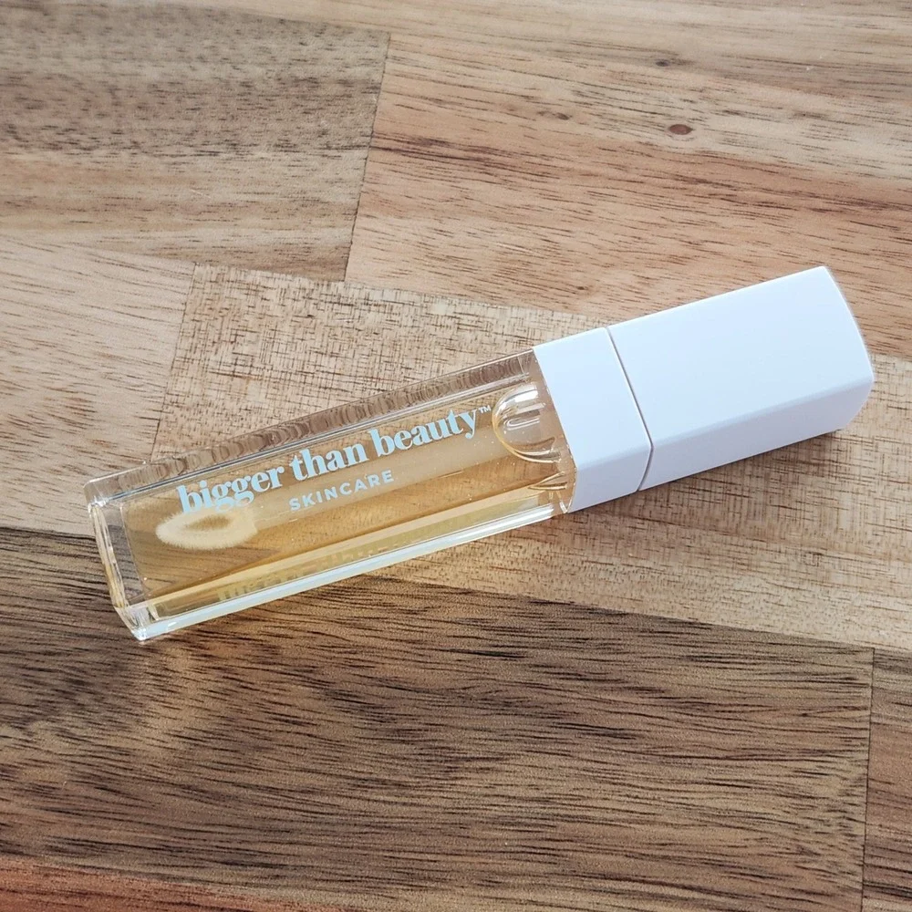 Bigger Than Beauty Pout Hero Liquid Balm Lip Treatment Pumpkin Spice Latte .22oz